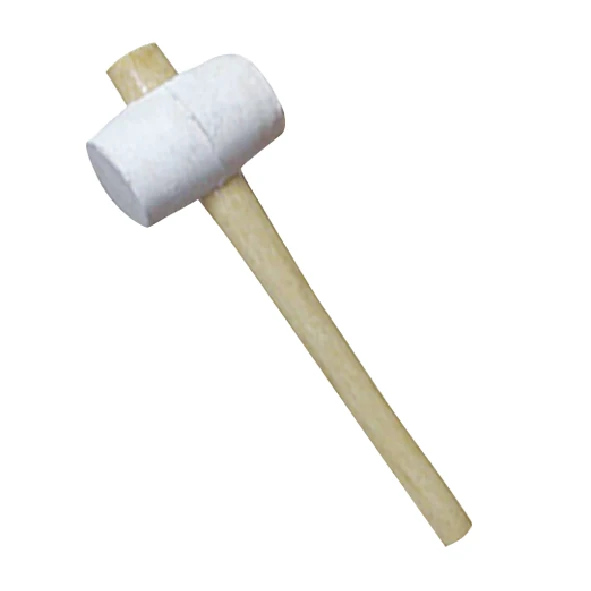 16oz  skyer brand   wooden handle white rubber mallet hammer