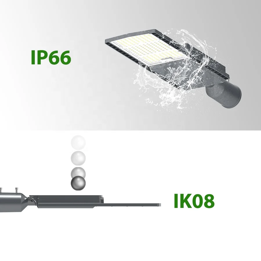 CB RoHs CE IP66 IK08 30W 50W 80W 100W 120W 150W Outdoor Waterproof Area LED Parking Lot Shoebox Street Lights