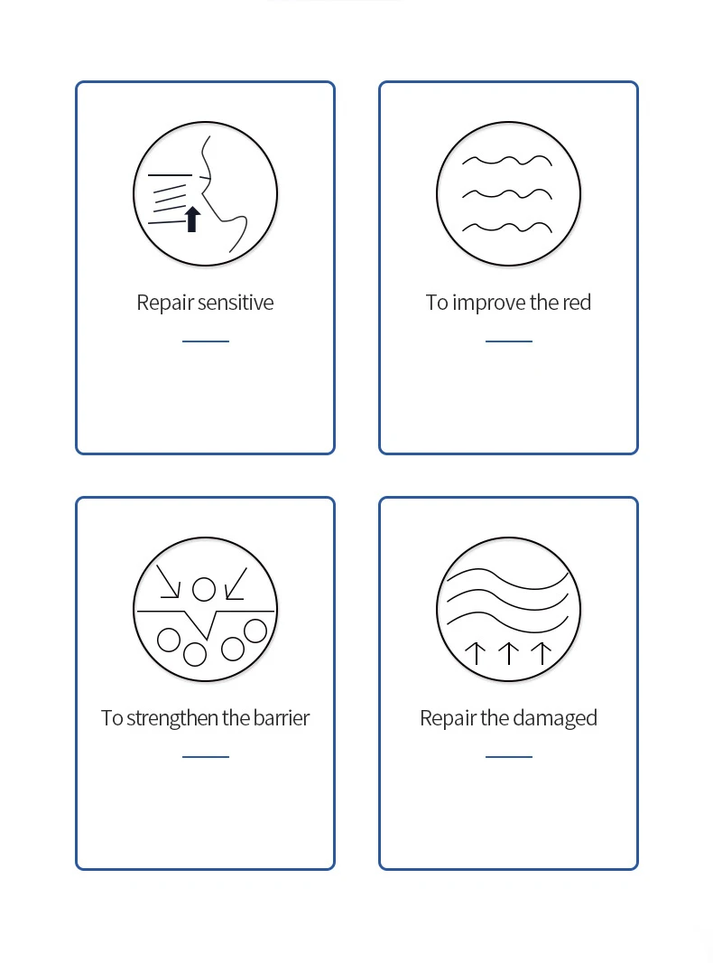 Private Label Lyophilized Powder Serum Anti-Aging Blue Copper Peptide GHK-cu Liquid Microneedling Face Serum Ampoule