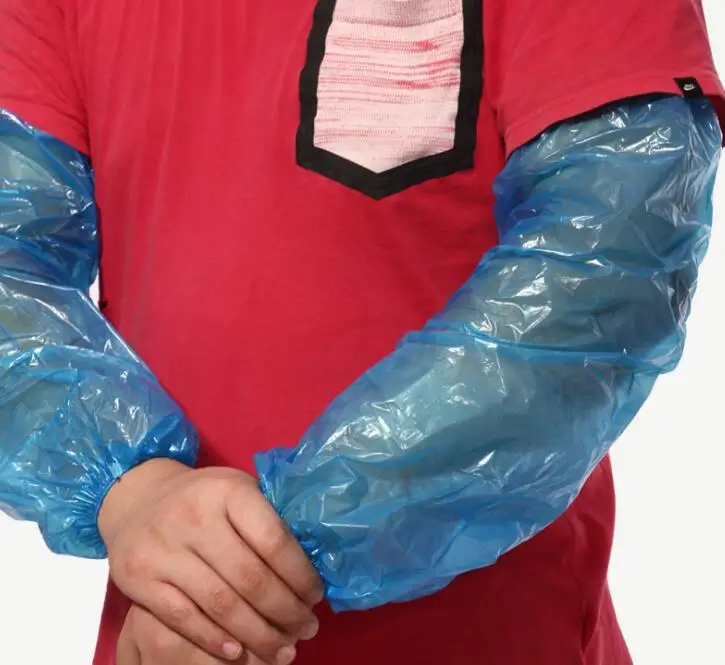 Disposable Sleeves Cover PP PE Waterproof Disposable Sleeve Protector Disposable Arm Sleeves