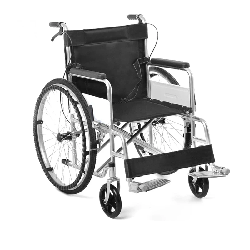 steel pipe foldable seat adjustable wheelchair