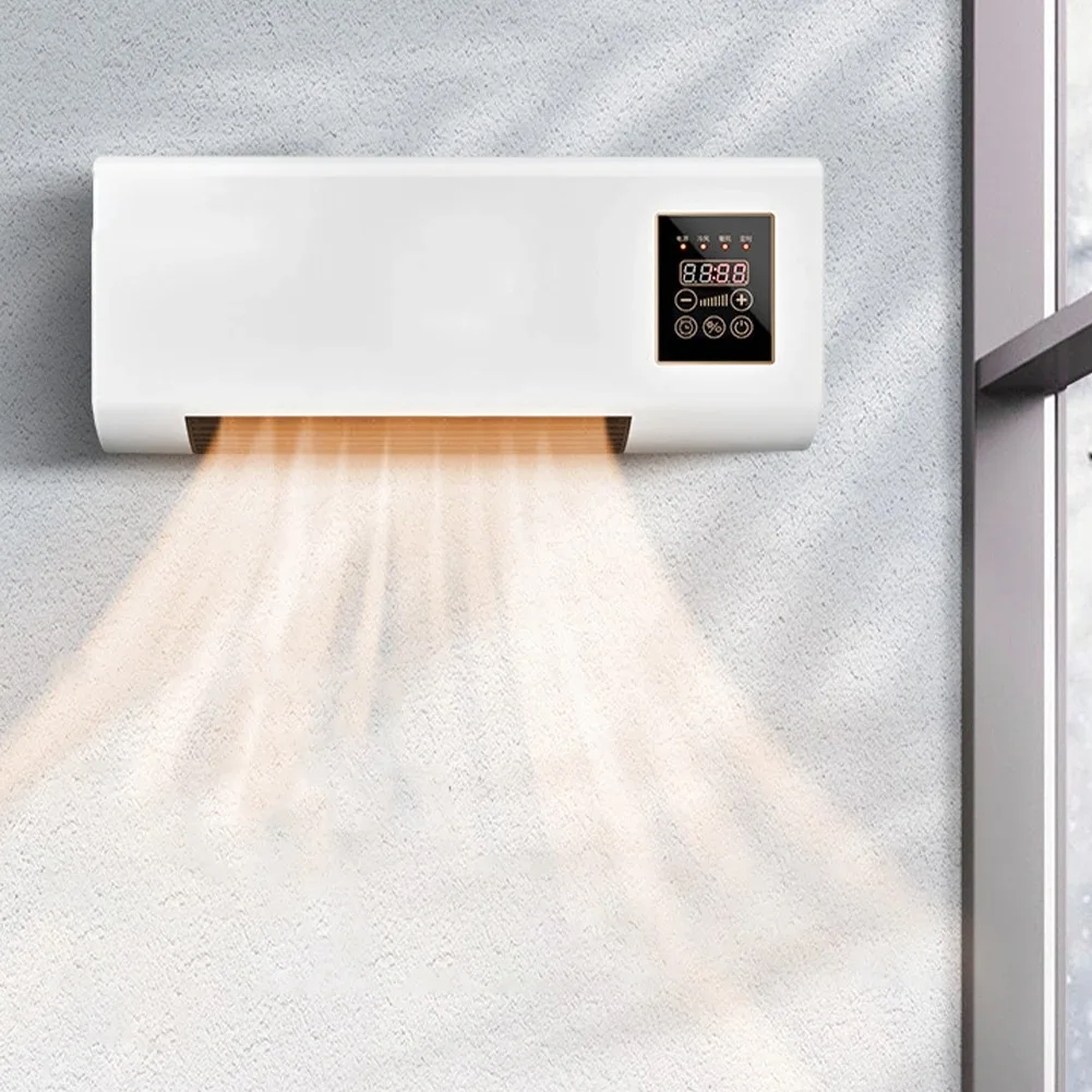2 in 1 Cooling Heating Air Conditioner All Season household indoor wall mounted heater remote control bathroom electric heater