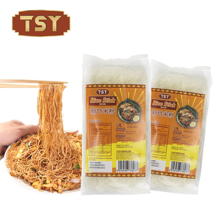TSY Food Suitable to Vegetarian Gluten Free Vermicelli Bulk Rice Sticks Thin Wholesale Vietnam Rice Stick Noodles
