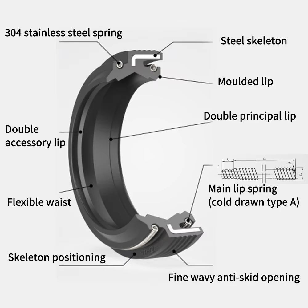 MTB Fork Seal Kit Dust Wiper Foam Ring Oil Seal Wiper 30-40mm For Fox Suntour Epixon Rockshox SID Manitou Fork