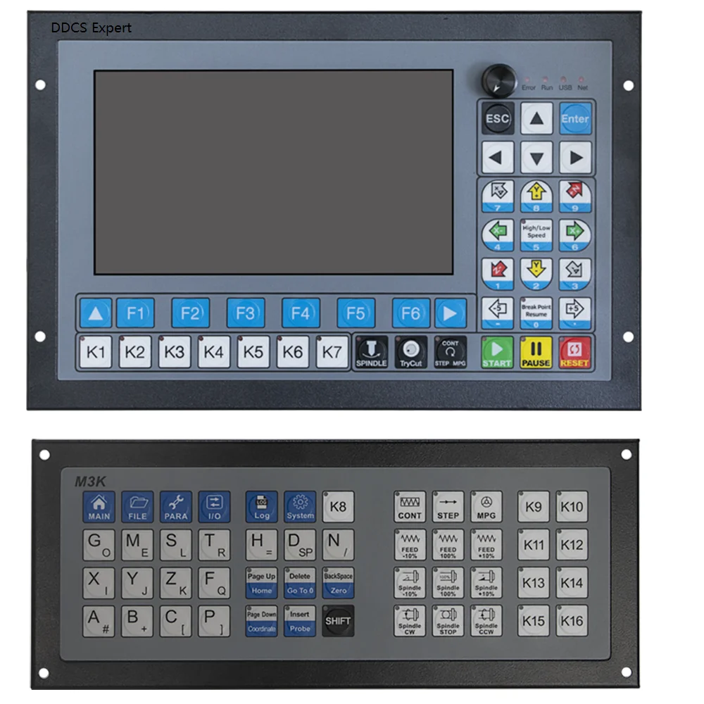 Digital Dream DDCS Expert CNC Dsp Controller 3axis Support ATC / Auto-probe XY CNC Control System With Extended Keyboard M3k
