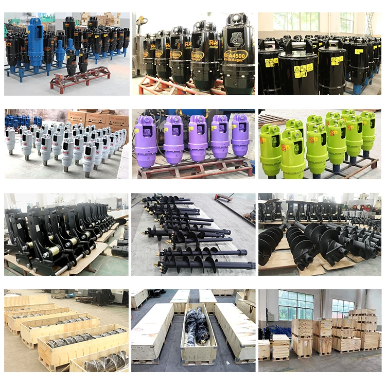 CRANE/ Truck Excavator Earth Soil Auger Drilling Machine for Tree Planting and Post Pole Auger