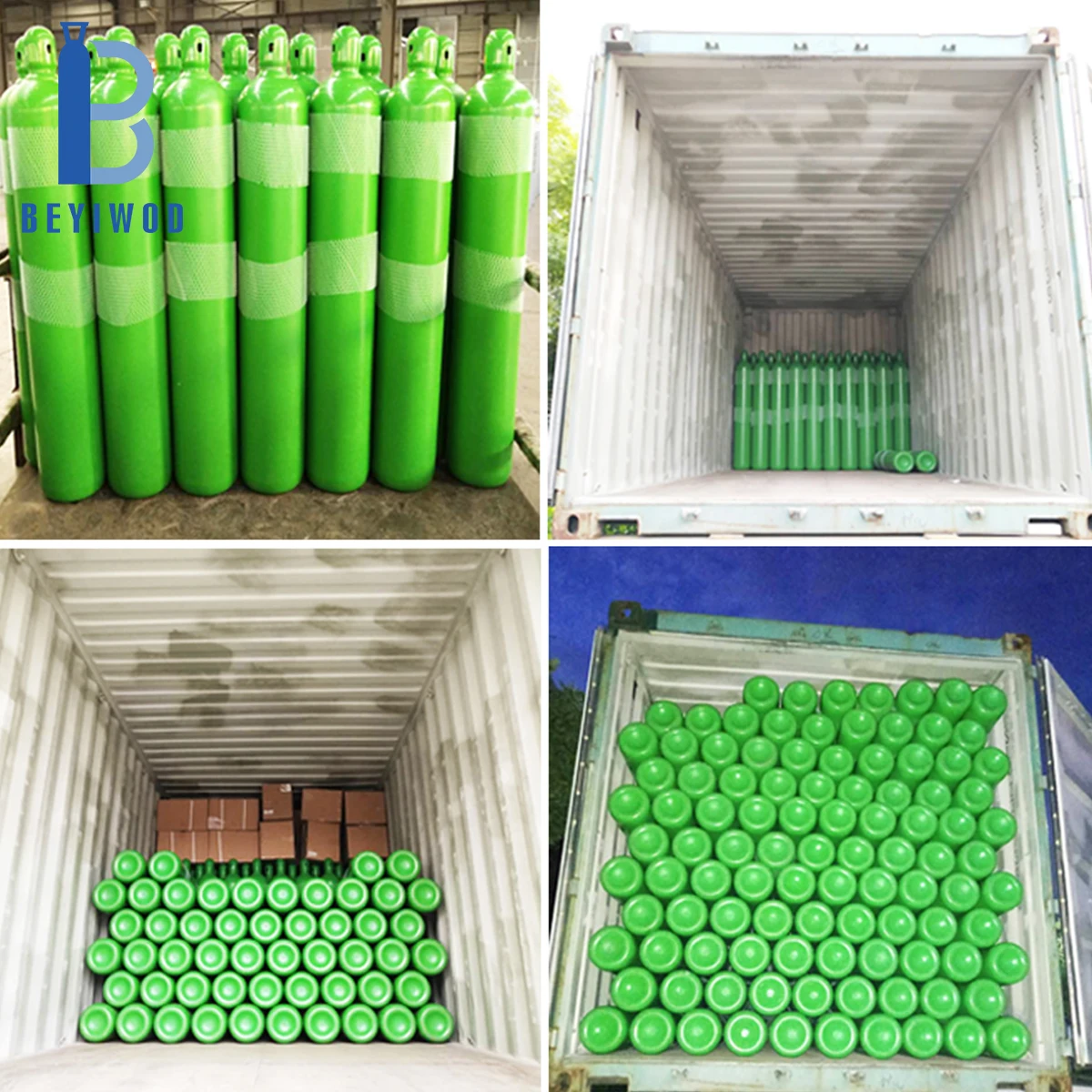 150bar D type oxygen gas cylinder 6m3 40L steel medical oxygen cylinder