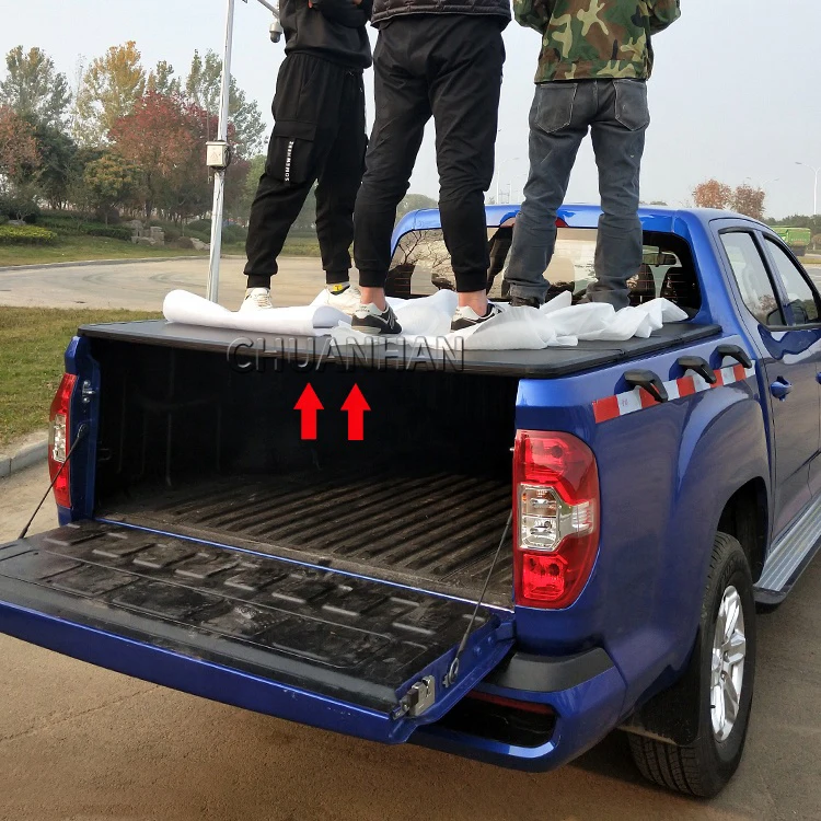 
Factory supply Hard Tri Fold Aluminum Tonneau Cover for Toyota Hilux Vigo Revo 