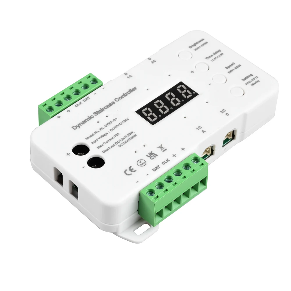 28Steps Smart Stair LED Motion Sensor Light Strip Indoor Motion Night light With 4PCS Sensors For 2-Floors Staircase Install