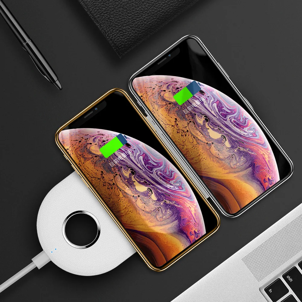 
3 in 1 Wireless Charger 10W Qi Fast Wireless Charging Station For Phone Watch Earphone Factory wholesale 