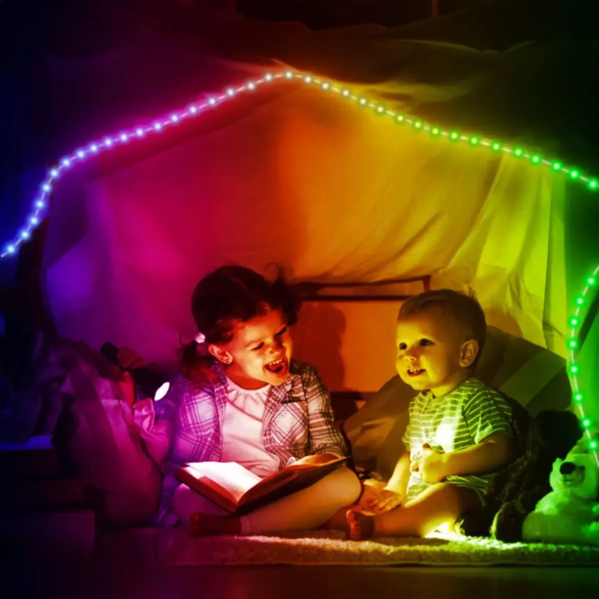 5V 5050 Wifi Usb TV Backlight Para Rgbic Lights Strips Rgbw Cinta Tira De Luces Luz Cob RGB Smart LED Strip Light with Remote