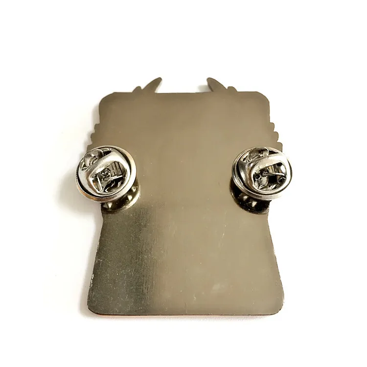 Polished Zinc Alloy Car Badge UV Printed Metal Label with Brand Logo for Business Gifts Model Number