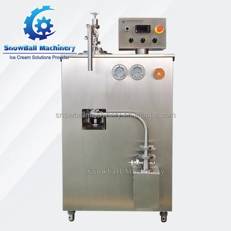 Continuous freezer 50L 300L 600L 1200L  ice cream factory production line machine