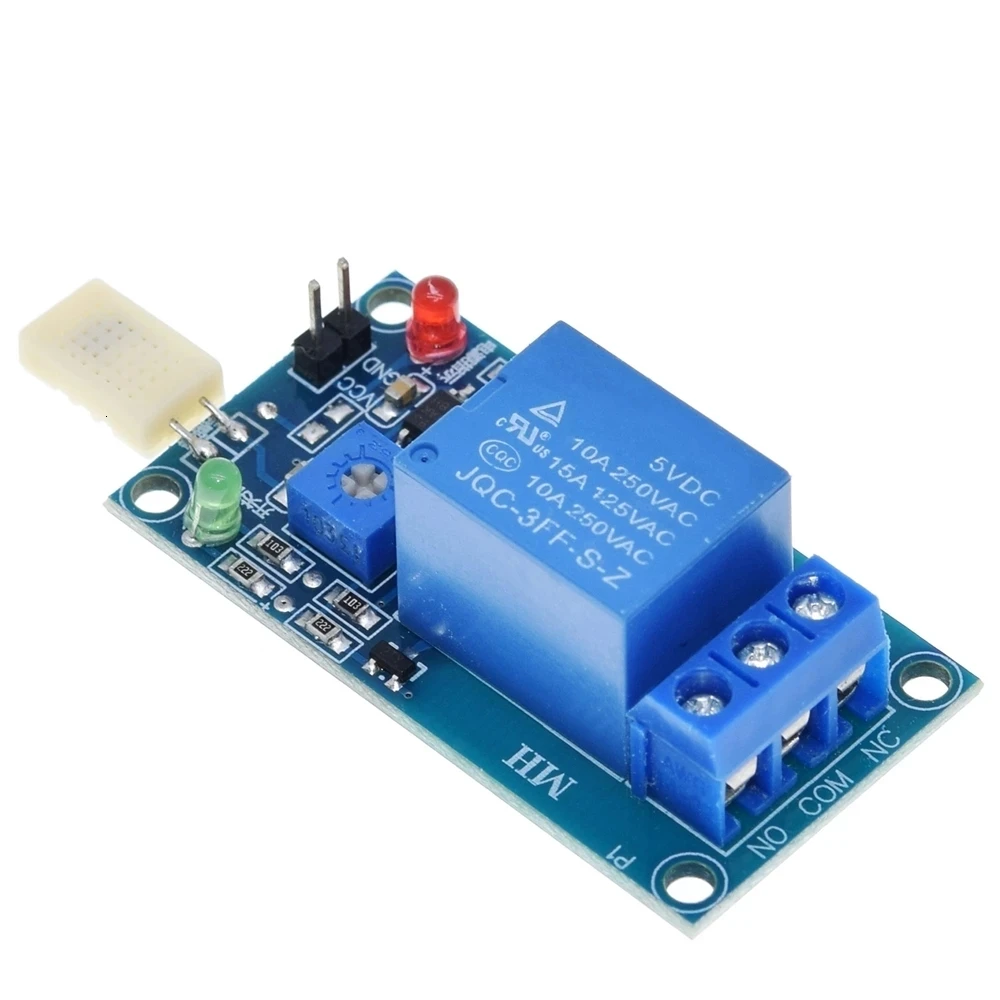 HR202 DC 5V 1 Chanal 1CH Humidity Sensor Switch Relay Module Control Board Humidity Sensor Module