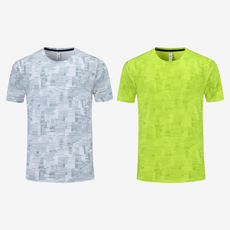 Gym Wear T Shirts For Men Muscle Shirts Cotton Elastane Tee Tops Clothing Rounded Hem T Shirt With Logo