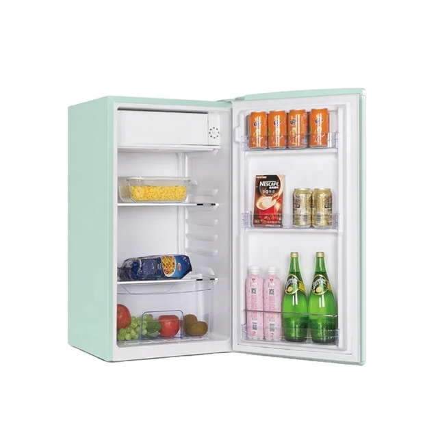 3.2cu tf Retro style fridge Single door defrost refrigerator