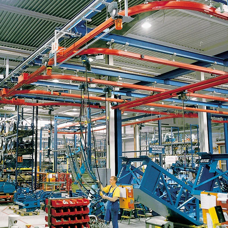 KBK Track Soft Crane Systems Single-girder suspension cranes