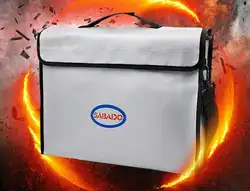 New Heavy Duty Safe Fireproof Bag Fire Resistant Document Bag for Money Documents Laptops Papers