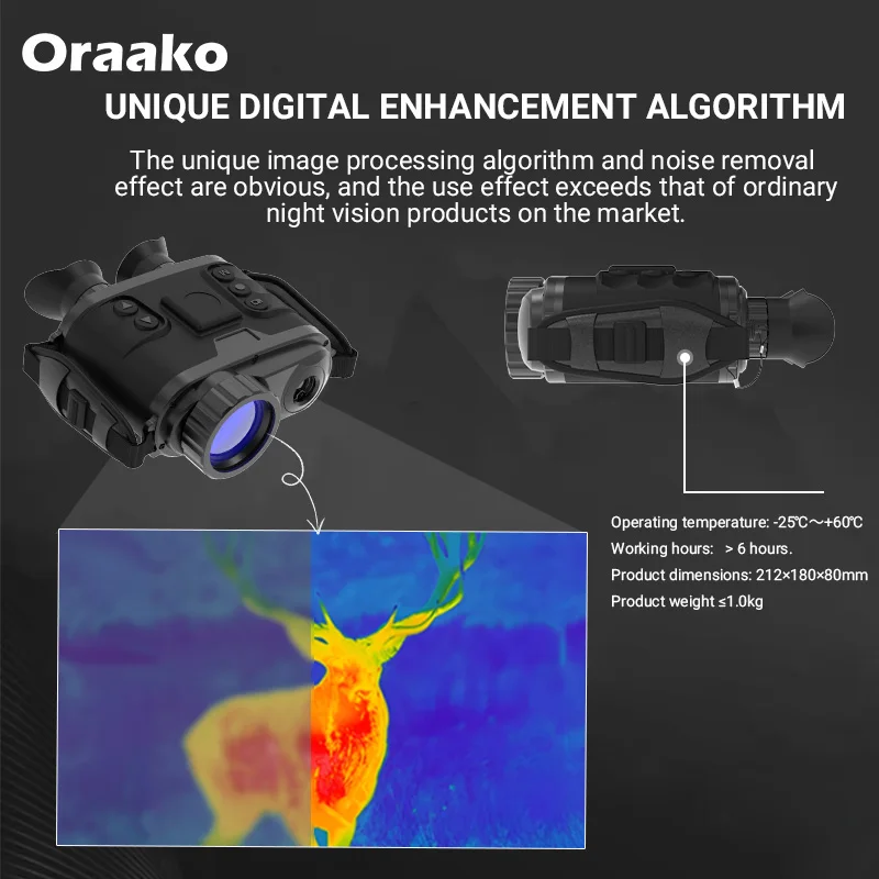 Low Light Night Vision Gps Wifi Photo Video Recording Playback 15X Zoom 1500M Multiple Sensors Color Mode Night Vision Goggles