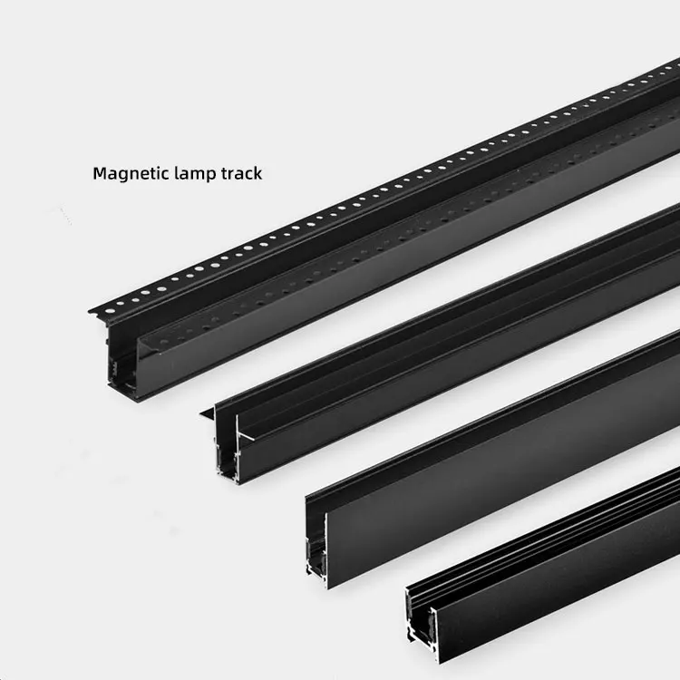 Коммерческая интеллектуальная дорожка Магнитная осветительная система постоянного тока 48 В Поверхностная Встраиваемая рельсовая линейная точечная лампа Tuya cob светодиодный магнитный Трековый светильник