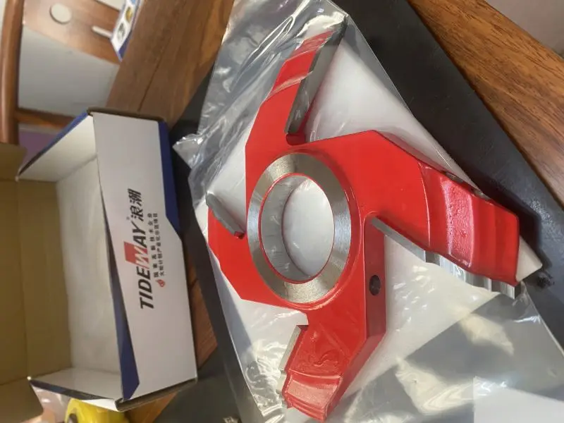 Tideway Tools High Quality TCT Spindle Moulder Knife Door Panel Raising Cutter Head for wood door