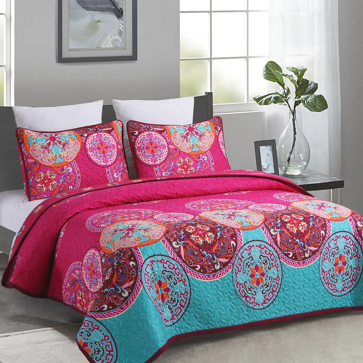 Двуспальное стеганое одеяло с индивидуальным принтом, Роскошное Одеяло, простыни, мягкий стеганый комплект постельного белья