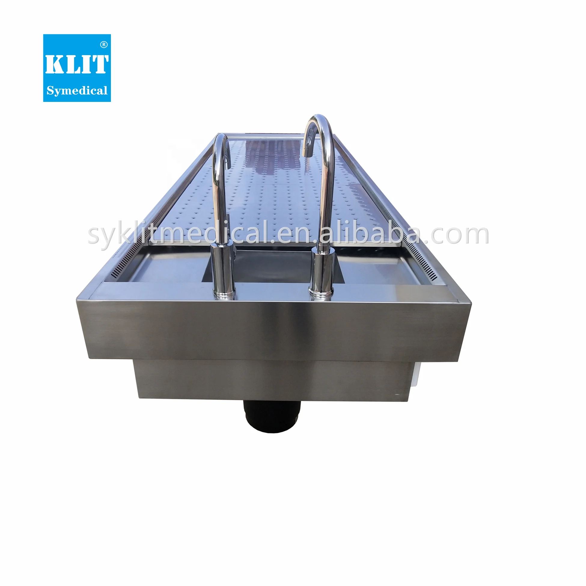 KLT-J670B Forensic autopsy table Mortuary lifting dissection table