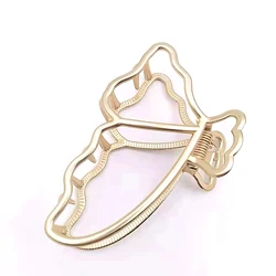 Elegant Fashion Butterfly Metal Hair Claw Clips Hair Crab Clamp Barrette Alloy Claw Clip For Women