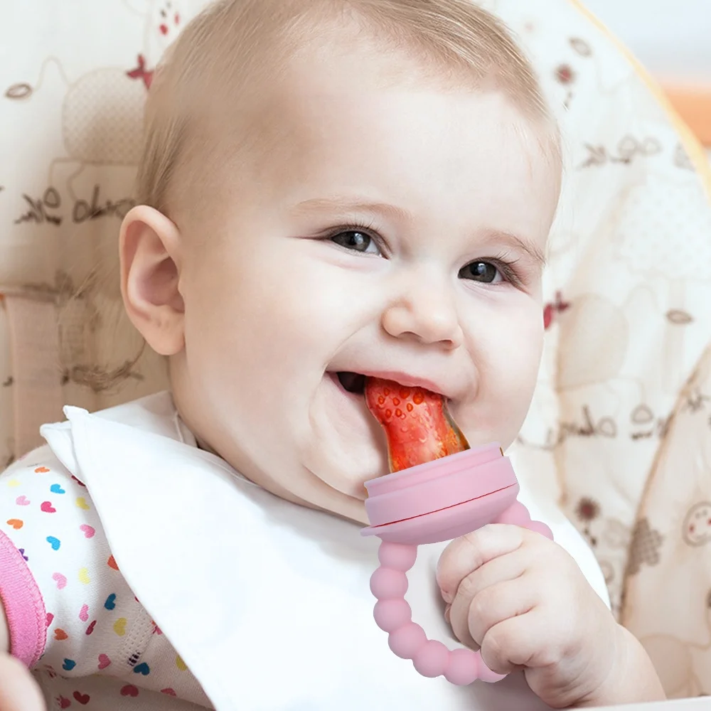 Factory Custom Logo Personalized Bpa Free Baby Silicone Pacifier Eco=friendly Food Grade Baby Fruit Pacifier For Babies