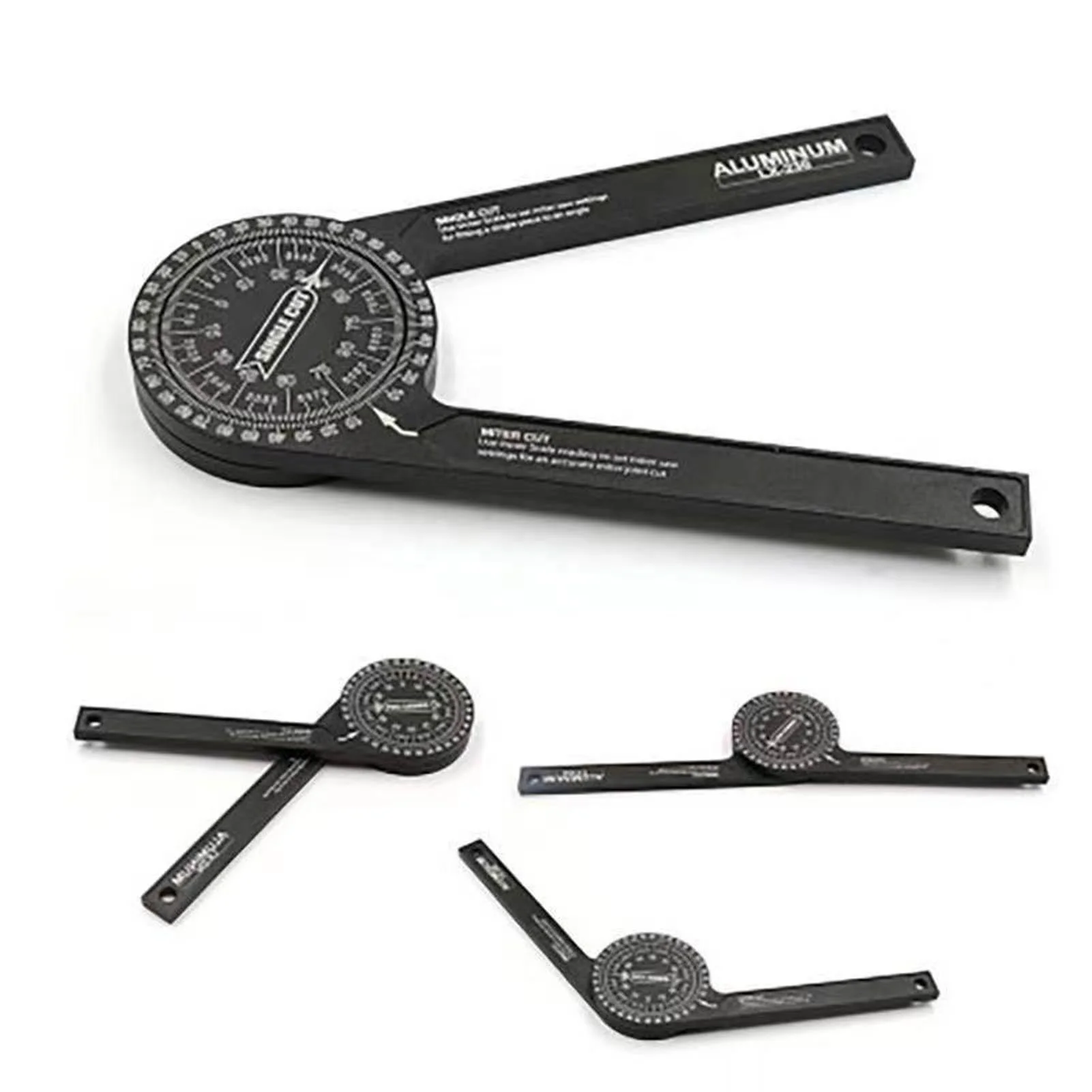 360 Degree Angle Ruler Caliper Multi-tool Edc Measuring Instruments Carpentry Construction Miter Saw Protractor