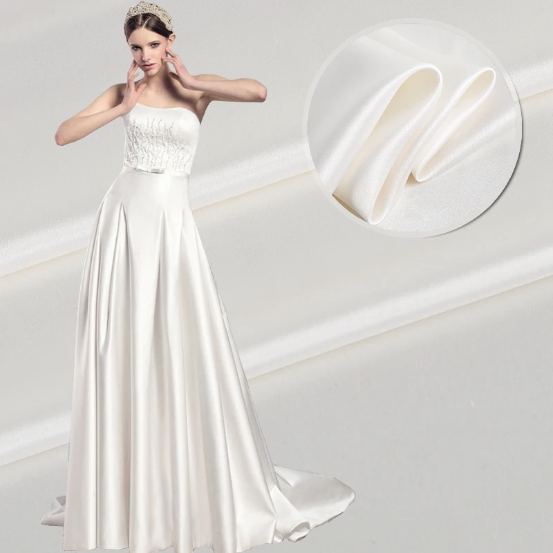 19mm 140cm real silk stretch fabric high quality fabrics for clothing silk