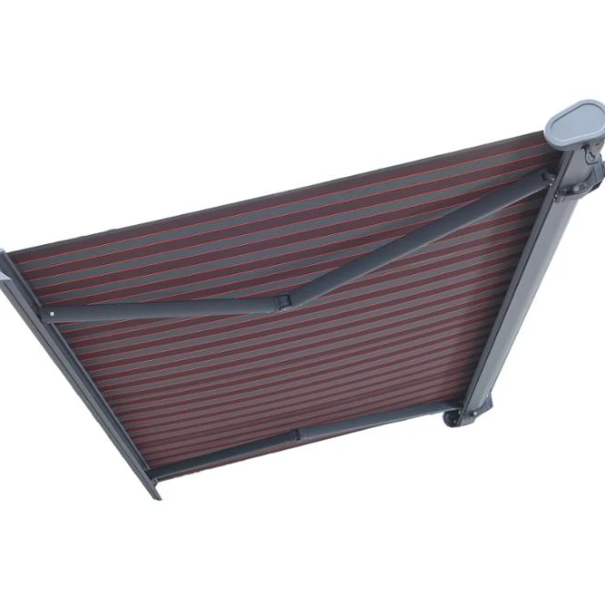 Full Cassette Aluminum Patio Folding Arms awning Canopy aluminum Awning retractable folding awning manufacturer