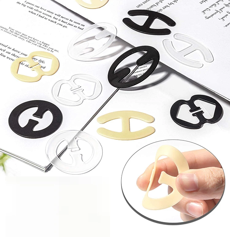 Invisible Bra Straps Cleavage Control Clip For  Anti-slip Racer Back Bra Strap Clips
