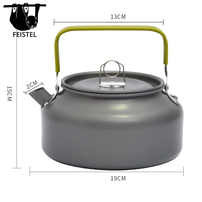 Camping Kettle Camp Tea Coffee Pot Large Outdoor Hiking Kettle Pot Portable Camping Tea Kettle
