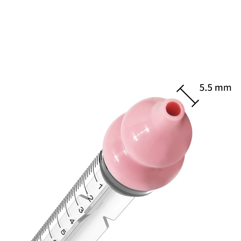 BPA Free Silicone Baby Nose Vacuum Cleaner Soft Silicone Baby Nasal Aspirator Manual Cleaning Syringe Tools