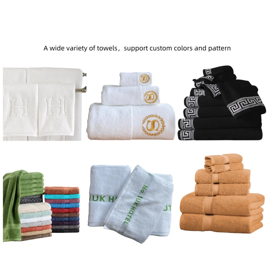 Absorbent quick drying soft cotton towel sets pakistan cotton 3 piece best bath towels