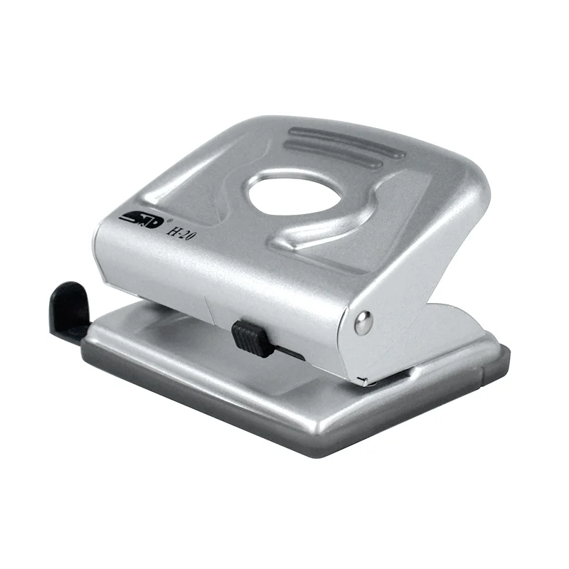 H-20 STD бренд оптовая продажа низкая цена черный металл 20 листов дырокол 2 отверстия для офиса специальный Дырокол