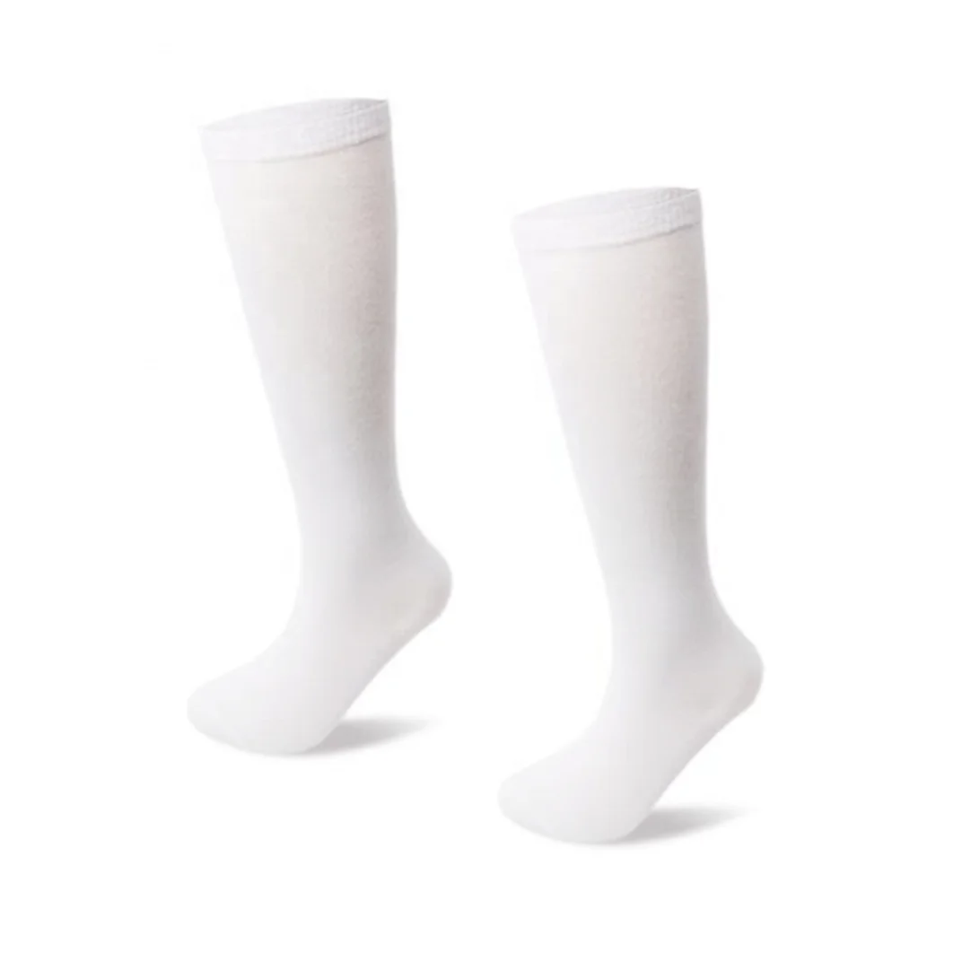 hot sale soft baby socks knee high customized school uniform socks long white knee length socks for baby girls
