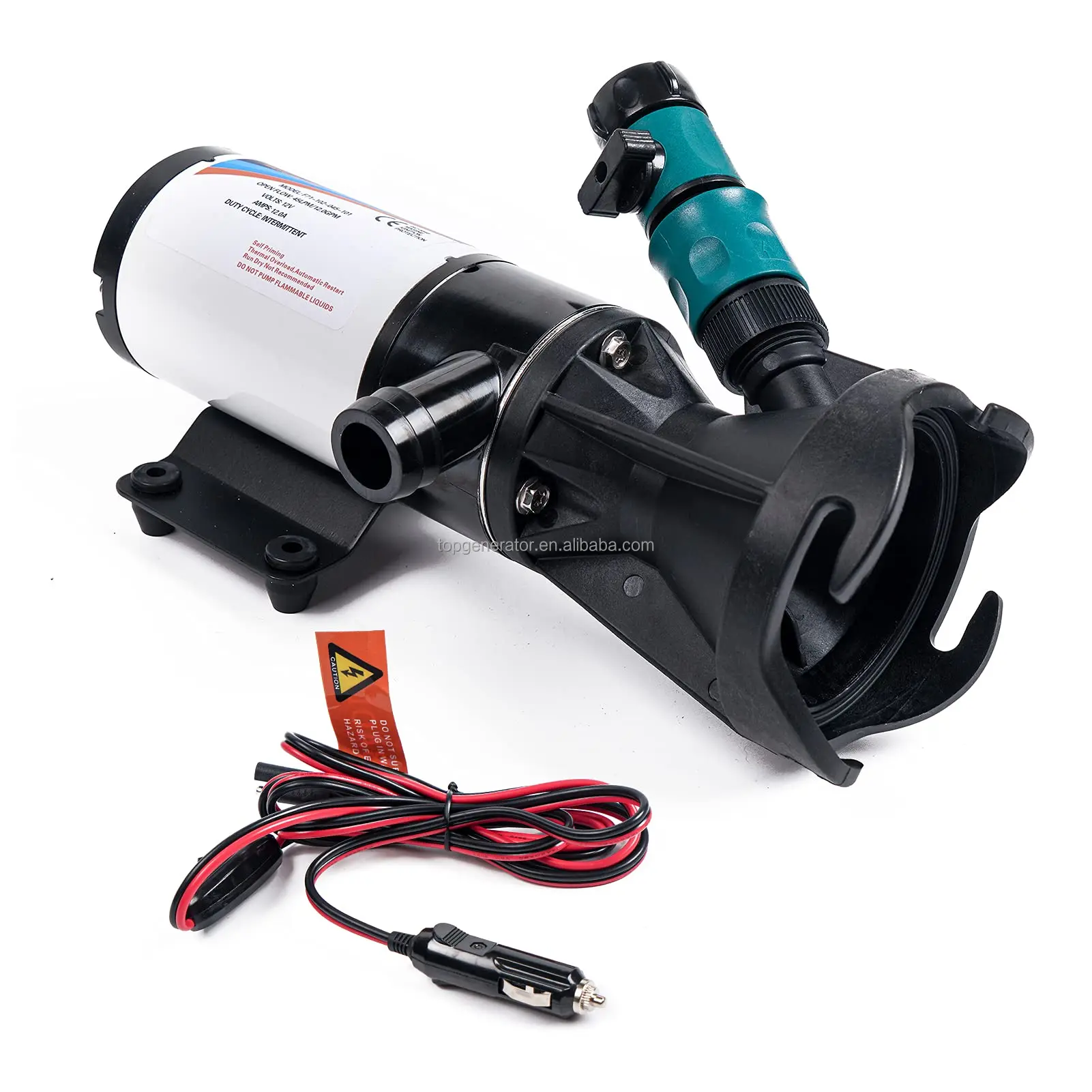 High Flow Rate 13GPM Portable RV & Marine Waste Pump