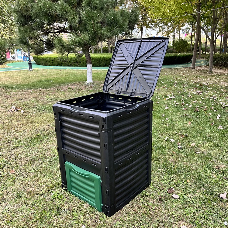 Wholesale Eco-friendly Durable 300L Garden Tools Plastic Industrial Food Waste Compost Bin Fertilizer Organic Worm