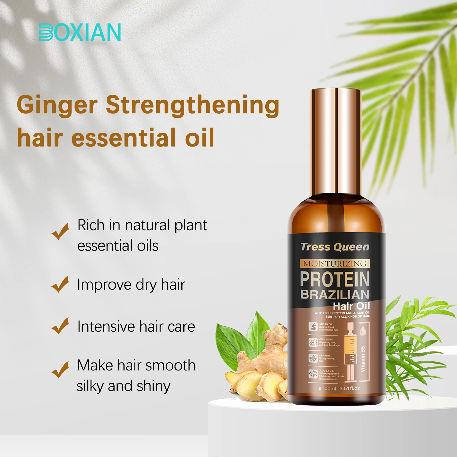 Oil hair growth Private Label OEM/ODM 100% Natural Organic red Black Seed Hair growth oil hair treatment