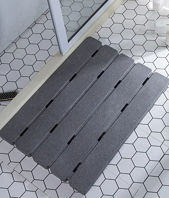 855mm*605mm Warm Foot Super Water Resistant Bath Shower Mat EPP Anti-slip Bath Mat for Bathroom