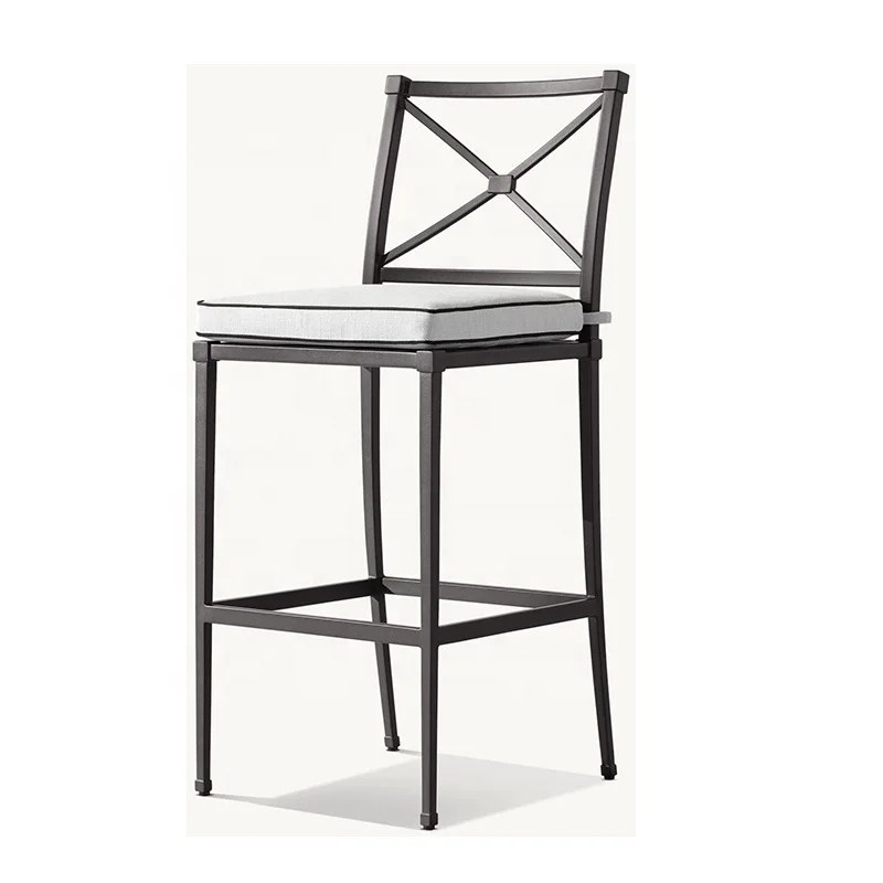 new Trousdale outdoor modern bar furniture design High leg chairs with contemporary design for outdoor bar stool