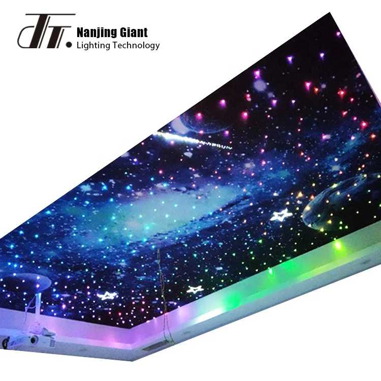 night scene twinkle star light PMMA fiber optic standard starlight ceiling panel