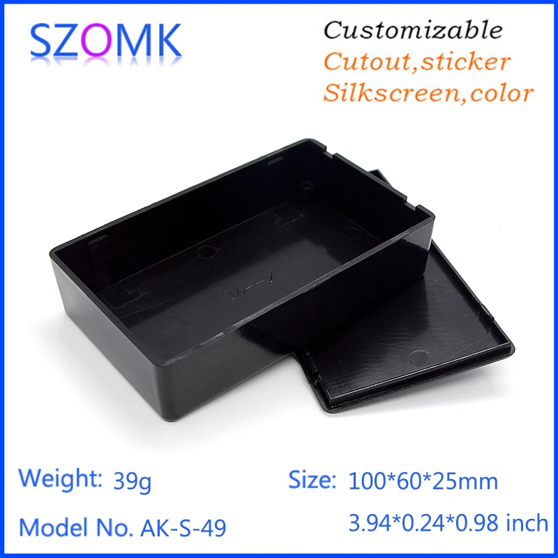100 * 60 * 25 mm  abs plastic enclosures instrument box AK-S-49