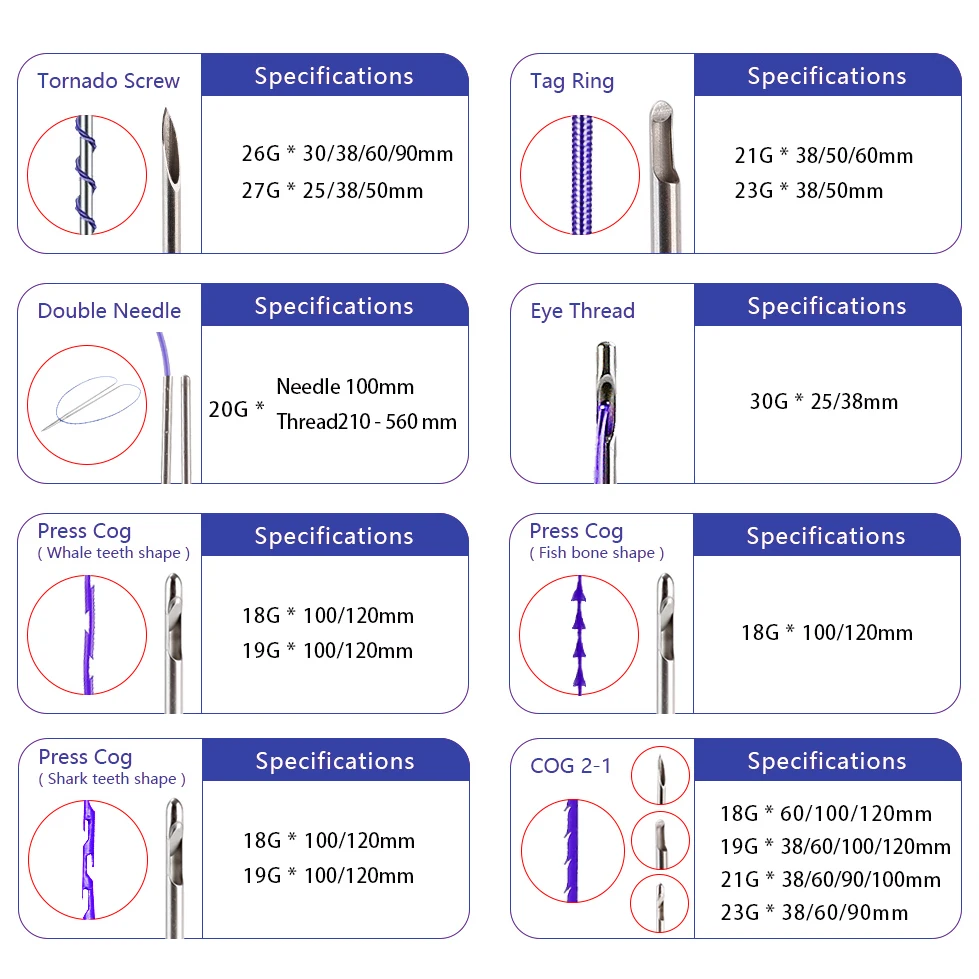 korean pdo threads lifting thread pdo mesh pdo