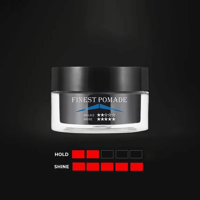 OEM barber brands 80g hair wax firme hold men styling products waterproof wax hair pomade