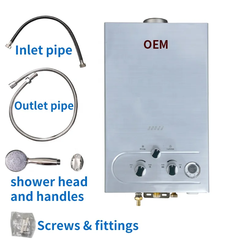 Gas Water Heater 6L 8L 10L 12L 14L 16L 20L 24L Natural Boiler Instant Gaz Propane Tankless Lpg Geyser gas power parts wholesale