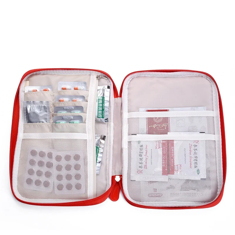Wholesale High Quality Zipper Portable First Aid Kit Set With Accessories For Driving Traveling Outdoor Home Using