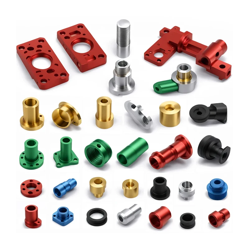 6061 7075 2017 5083 6082 анодированный алюминий CNC Обработанные детали на заказ обрабатывающие услуги прецизионная фрезерная обработка